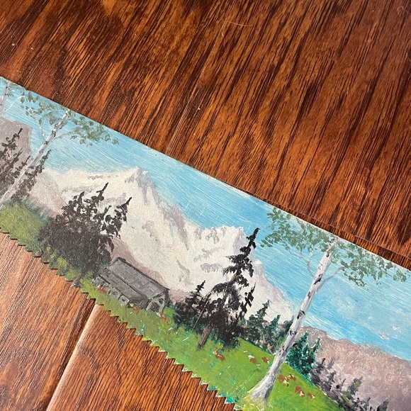 Painting on vintage Saw - Picture 6 of 14